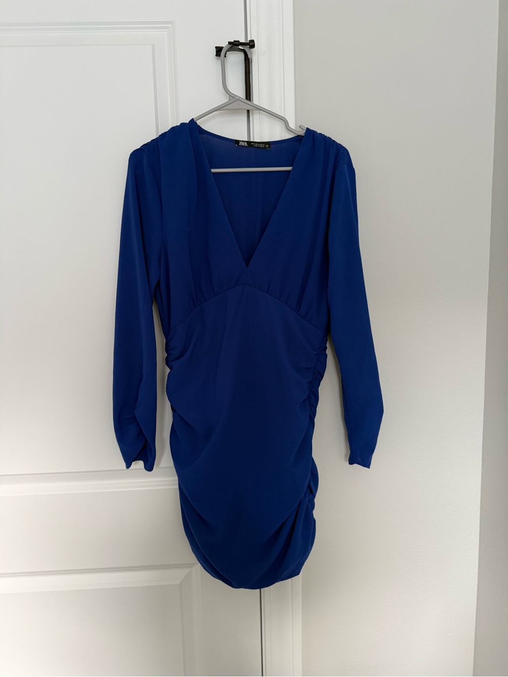 Zara Cobalt Blue Dress with V-Neck